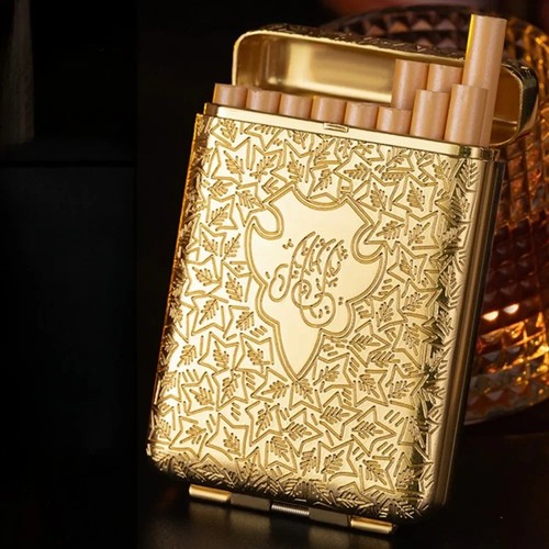 étui cigarettes vintage - cigarettes,